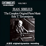 Jean Sibelius / Complete Original Piano Music, vol. 5 // Erik T. Tawaststjerna