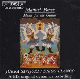 Manuel Ponce / Music for the Guitar / Jukka Savijoki / Diego Blanco