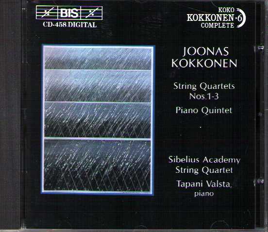 Joonas Kokkonen / String Quartets nos. 1-3 / Piano Quintet