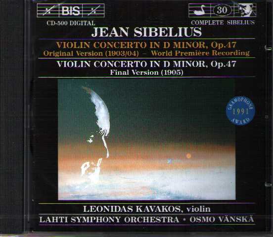 Jean Sibelius / Violin Concerto // Leonidas Kavakos / Lahti Symphony Orchestra / Osmo Vänskä