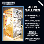 Aulis Sallinen / Symphonies 4 & 5 / Shadows / Malmö SO / James DePreist