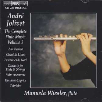 André Jolivet / Complete Flute Music vol. 2 / Manuela Wiesler