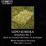 Lepo Sumera / Symphony no. 5, etc. / Malmö SO / Paavo Järvi