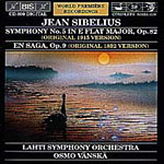 Jean Sibelius / Symphony No. 5 (1915 version) / En Saga / Lahti Symphony Orchestra / Osmo Vänskä
