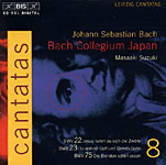 J.S. Bach / Cantatas / Bach Collegium Japan / Masaaki Suzuki / Vol. 8