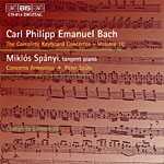 C.P.E. Bach / Keyboard Concertos, Vol. 10 / Spányi / Concerto Armonico