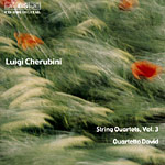 Luigi Cherubini / String Quartets Vol. 3 / Quartetto David