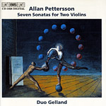 Allan Pettersson / Seven Sonatas for Two Violins, etc. / Duo Gelland