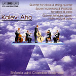 Kalevi Aho / Oboe Quintets, etc. / Sinfonia Lahti Chamber Ensemble 