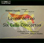 Leonardo Leo / Six Cello Concertos / Hidemi Suzuki / Orchestra Van Wassenaer / Makoto Akatsu