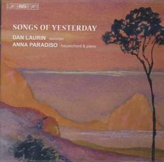 Songs of Yesterday / Dan Laurin & Anna Paradiso