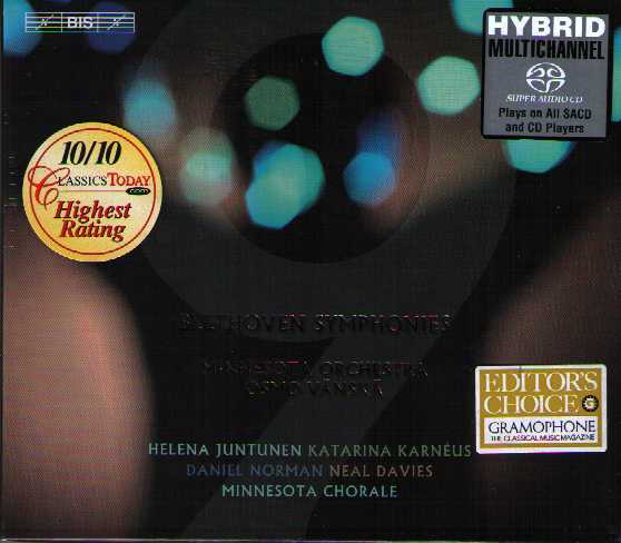 Ludwig van Beethoven / Symphony no. 9 / Minnesota Orchestra / Osmo Vänskä SACD