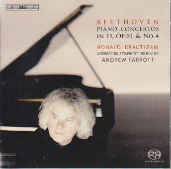 Ludwig van Beethoven / Piano Concerto no. 4 / Violin (Piano) Concerto / Ronald Brautigam / Norrköping Symphony Orchestra / Andrew Parrott SACD