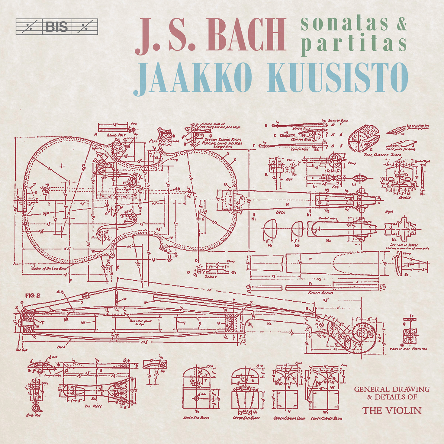 J.S. Bach / Sonatas and Partitas for Solo Violin  (Complete) // Jaakko Kuusisto