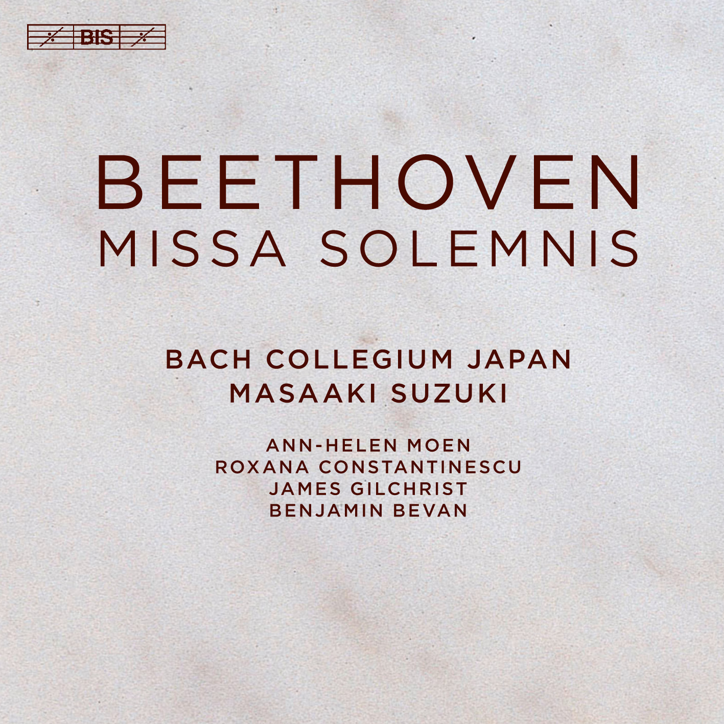 Ludwig van Beethoven / Missa Solemnis // Bach Collegium Japan / Masaaki Suzuki