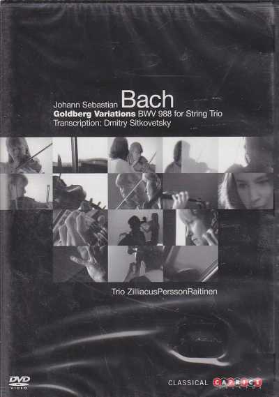 J.S. Bach / Goldberg Variations / Trio Zilliacus-Persson-Raitinen DVD