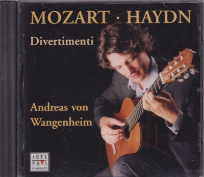 Andreas von Wangenheim / Divertimenti / KÄYTETTY CD // W.A. Mozart / Joseph Haydn