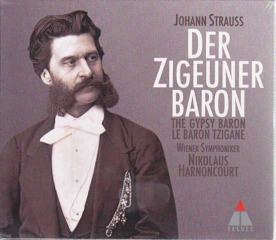 Johann Strauss II / Der Zigeunerbaron (Mustalaisparoni) / Herbert Lippert / Pamela Coburn / Wiener Symphoniker / Nikolaus Harnoncourt