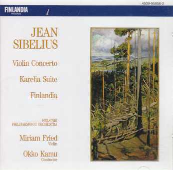 Jean Sibelius / Violin Concerto / Miriam Fried / Helsinki Philharmonic Orchestra / Okko Kamu