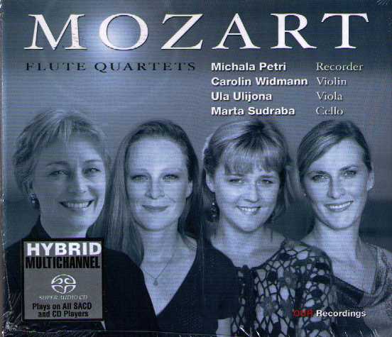W.A. Mozart / Flute Quartets / Michala Petri / Carolin Widmann / Ula Ulijona / Marta Sudraba