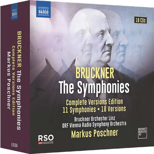 Anton Bruckner / Symphonies (Complete Versions Edition) // Bruckner Orchester Linz / ORF Vienna Radio Symphony Orchestra / Markus Poschner