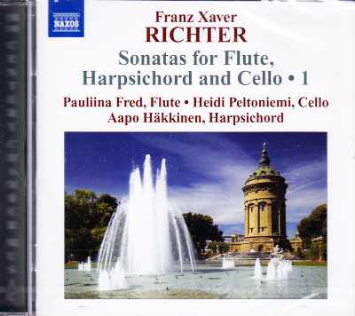 F.X. Richter / Sonatas for Flute, Harpsichord & Cello / Pauliina Fred / Aapo Häkkinen / Heidi Peltoniemi