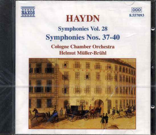 Joseph Haydn / Symphonies Nos. 37-40 / Cologne Chamber Orchestra / Helmut Müller-Brühl