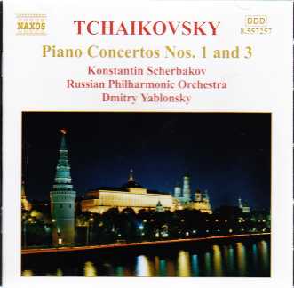 Pyotr Tchaikovsky / Piano Concerto Nos.1 & 3 / Konstantin Scherbakov / Russian Philharmonic Orchestra / Dmitri Yablonsky