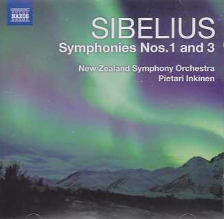 Jean Sibelius / Symphonies 1 & 3 / New Zealand Symphony Orchestra / Pietari Inkinen