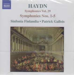 Joseph Haydn / Symphonies Nos. 1-5 / Sinfonia Finlandia / Patrick Gallios