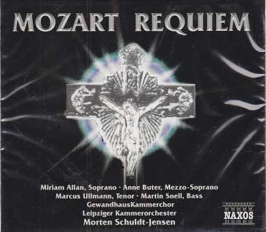 W.A. Mozart / Requiem / Miriam Allan / Anne Buter / Gewandhaus Kammerchor / Leipziger Kammerorchester / Morten Schuldt-Jensen