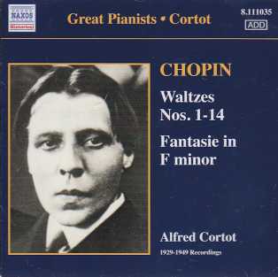 Frédéric Chopin / Waltzes 1-14 & Fantasie in F minor // Alfred Cortot 