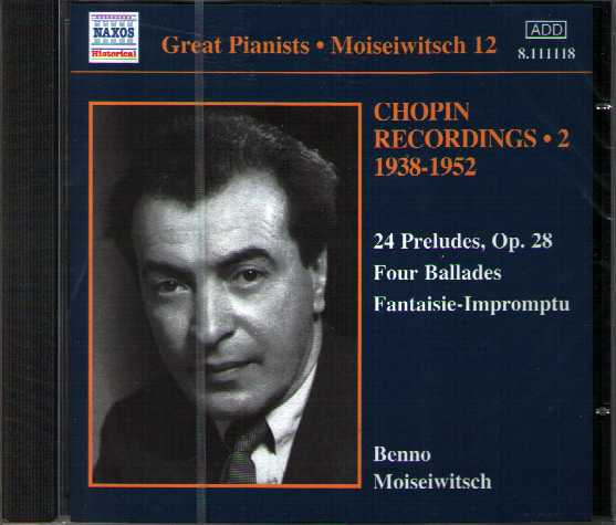 Frédéric Chopin / Piano Works / Benno Moiseiwitsch, vol. 2