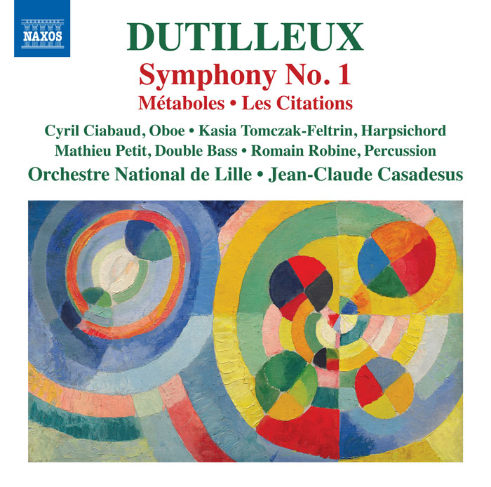 Henri Dutilleux / Symphony no. 1 / Métaboles / Les Citations // Orchestre National de Lille / Jean-Claude Casadesus 