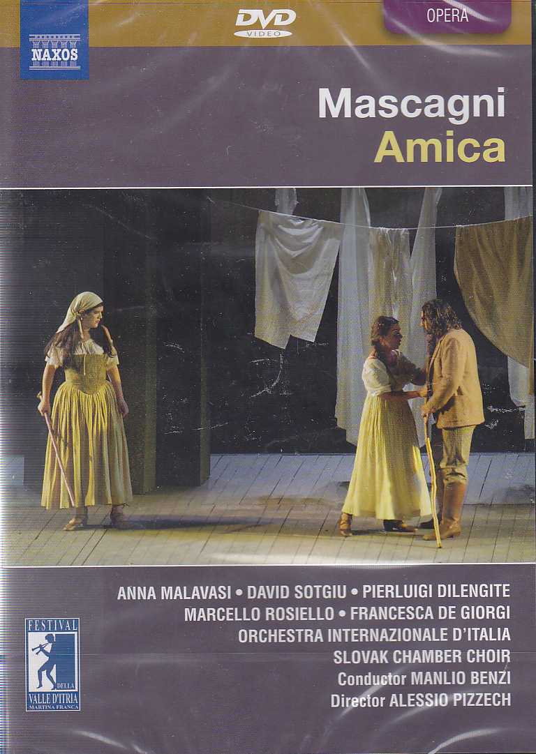 Pietro Mascagni / Amica / Anna Malavasi / David Sotgiu / Orchestra Internazionale d'Italia / Manlio Benzi DVD