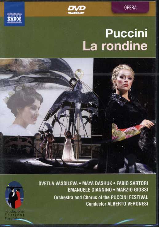 Giacomo Puccini / La Rondine / Svetla Vassileva / Maya Dashuk / Fabio Sartori / Festival Pucciniano DVD