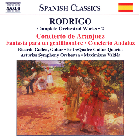 Joaquín Rodrigo / Complete Orchestral Works Vol. 2 // Ricardo Gallén / Entre Quatre Guitar Quartet / Asturias Symphony Orchestra / Maximiano Valdés