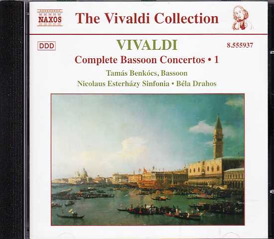 Antonio Vivaldi / Complete Bassoon Concertos vol. 1 / Tamás Benkócs / Nicolaus Esterházy Sinfonia / Béla Drahos