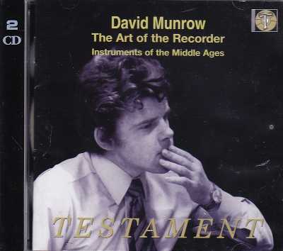 David Munrow / The Art of the Recorder / Instruments of the Middle Ages 2CD