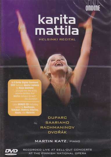 Karita Mattila / Helsinki Recital // Antonín Dvorák / Sergei Rachmaninov / Kaija Saariaho / Henri Duparc