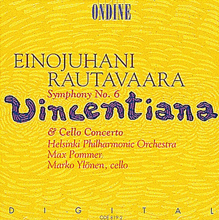 Einojuhani Rautavaara / Symphony no. 6 / Cello Concerto // Marko Ylönen / Helsinki Philharmonic / Max Pommer