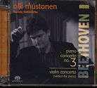 Ludwig van Beethoven / Piano Concerto no. 3 / Violin Concerto (piano version) // Olli Mustonen / Tapiola Sinfonietta