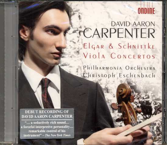 Edward Elgar / Cello Concerto (arr. for viola) / Alfred Schnittke / Viola Concerto / David Aaron Carpenter / Philharmonia Orchestra / Christoph Eschenbach