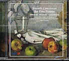 Darius Milhaud / Francis Poulenc / Robert Casadesus / Concertos for Two Pianos // Piano Duo Genova & Dmitrov / SWR Rundfunkorchester / Alun Francis