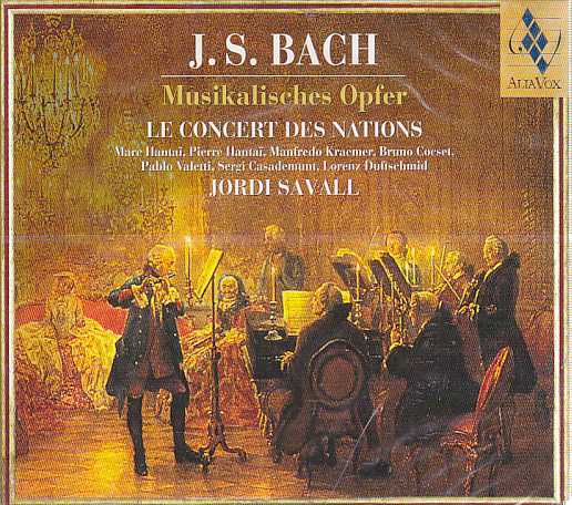 J.S. Bach / Musikalisches Opfer / Le Concert des Nations / Jordi Savall