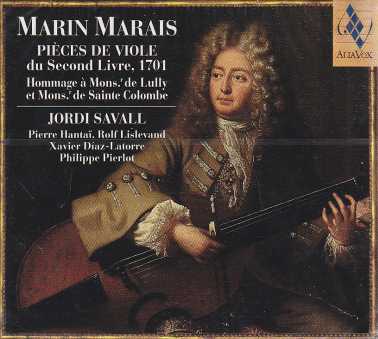 Marin Marais / Pieces de viole du second livre, 1701 / Jordi Savall