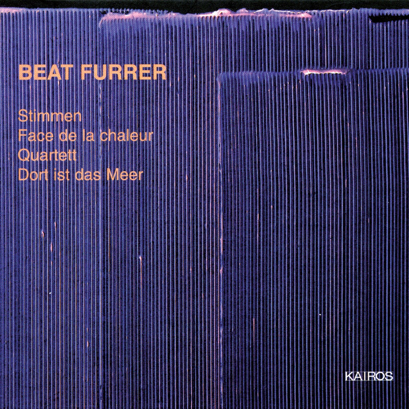 Beat Furrer / Stimmen // Schlagquartett Köln / SWR Vokalensemble Stuttgart / Rupert Huber