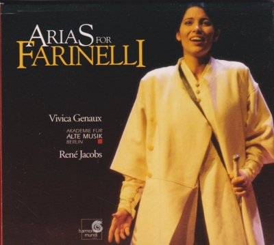 Vivica Genaux / Arias For Farinelli / KÄYTETTY CD // Nicola Porpora / Riccardo Broschi / Geminiano Giacomelli / Baldassare Galuppi / Johann Adolf Hasse