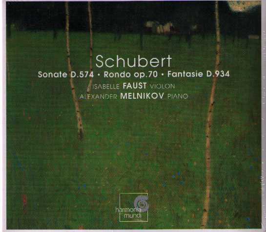Franz Schubert / Works for piano and violin // Isabelle Faust / Alexander Melnikov