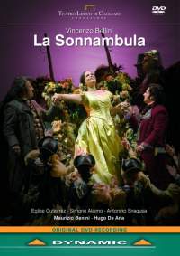 Vincenzo Bellini / La sonnambula / Simone Alaime /  Eglise Gutierrez / Orchestra & Chorus Teatro Lirico di Cagliari / Maurizio Benin DVD